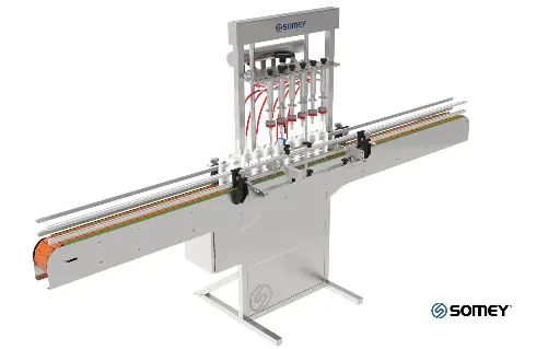 [LLENS-2] Semiautomatic Overflow filling machine 2 nozzles