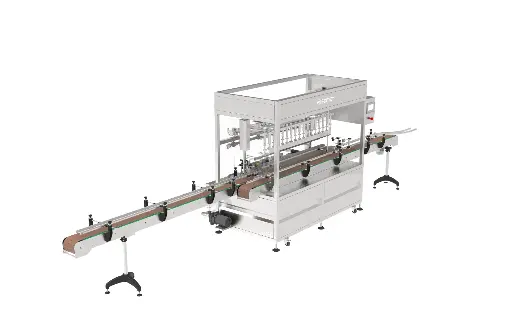 [LLENAT-16] Automatic Flow meter filling machine 16 nozzles